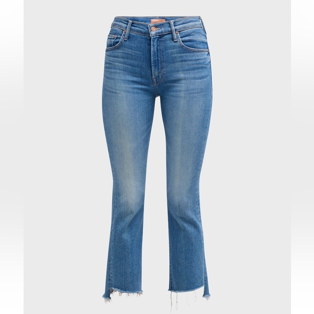 MOTHER The Insider Crop Step Fray Jeans in I’ve Got You